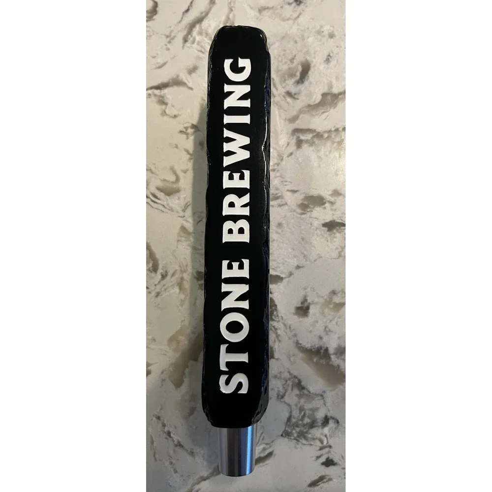 Stone Brewing Company Black Beer Tap Handle Knob Bar